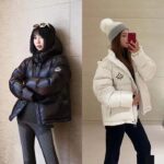 Louis Vuitton Women LV SKI Glossy Nylon Puffer Jacket Polyamide Black - Bild 12