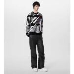 Louis Vuitton Men LV SKI Wool Pullover Regular Fit Fir Tree Jacquard Signature All Over - Image 14