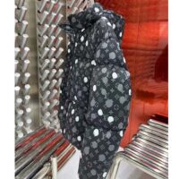 Louis Vuitton Men LV x YK Monogram Painted Dots Down Blouson Regenerated Nylon Grey Oversize Fit (11)