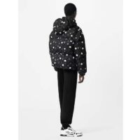 Louis Vuitton Men LV x YK Monogram Painted Dots Down Blouson Regenerated Nylon Grey Oversize Fit (11)