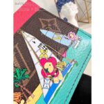 Louis Vuitton Unisex LV Card Holder Dragon Fruit Pink Monogram Coated Canvas - Imagen 7