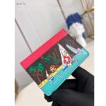 Louis Vuitton Unisex LV Card Holder Dragon Fruit Pink Monogram Coated Canvas - Imagen 3