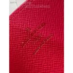 Louis Vuitton Unisex LV Card Holder Dragon Fruit Pink Monogram Coated Canvas - Imagen 8