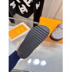 Louis Vuitton Unisex LV Cosy Flat Comfort Clog Light Gray Monogram Wool Anatomic Footbed – Bild 9