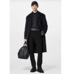 Louis Vuitton Unisex LV Initiales 40 MM Reversible Belt Onyx Black Calf Leather Damier Infini Canvas - immagine 7