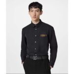 Louis Vuitton Unisex LV Initiales 40 MM Reversible Belt Onyx Black Calf Leather Damier Infini Canvas - immagine 9