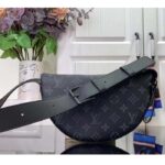 Louis Vuitton Unisex LV Moon Crossbody Monogram Eclipse Coated Canvas Cowhide Leather - Image 4