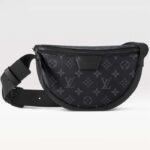Louis Vuitton Unisex LV Moon Crossbody Monogram Eclipse Coated Canvas Cowhide Leather