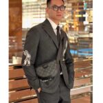 Louis Vuitton Unisex LV Moon Crossbody Monogram Eclipse Coated Canvas Cowhide Leather - Image 12