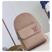 Louis Vuitton Unisex LV Pilot Slingbag Sable Beige Cowhide Leather Textile Lining (4)