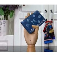 Louis Vuitton Unisex LV Pocket Organizer Atlantic Blue Monogram Monogram Coated Canvas (7)