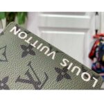 Louis Vuitton Unisex LV Pocket Organizer Khaki Green Vermillion Red Monogram Coated Canvas - immagine 7