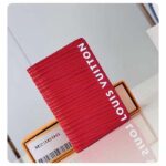 Louis Vuitton Unisex LV Pocket Organizer Vermillion Red Epi XL Grained Leather Cowhide - Bild 2