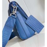 Louis Vuitton Unisex LV Takeoff Messenger Atlantic Blue Cowhide Leather Textile Lining - Bild 5