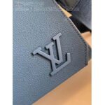 Louis Vuitton Unisex LV Takeoff Messenger Atlantic Blue Cowhide Leather Textile Lining - Bild 8