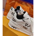 Louis Vuitton Unisex LV Trainer Sneaker Black Mix of Sustainable Materials - Bild 7
