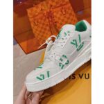 Louis Vuitton Unisex LV Trainer Sneaker Green Mix of Sustainable Materials - Image 10
