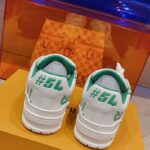 Louis Vuitton Unisex LV Trainer Sneaker Green Mix of Sustainable Materials - Image 6