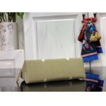 Louis Vuitton Unisex Pochette Cosmétique PM Kaki Fango Cream Monogram Empreinte Embossed Leather - Image 5