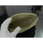 Louis Vuitton Unisex Pochette Cosmétique PM Kaki Fango Cream Monogram Empreinte Embossed Leather - Image 6