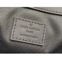 Louis Vuitton Unisex Sac Plat 24H Black Embossed Taurillon Monogram Cowhide Leather (9)
