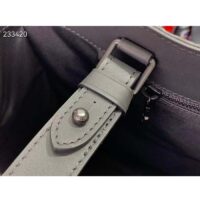 Louis Vuitton Unisex Sac Plat 24H Black Embossed Taurillon Monogram Cowhide Leather (9)