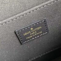 Louis Vuitton Women Dauphine MM Handbag Black Black Epi Grained Cowhide Leather (1)