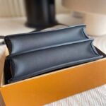 Louis Vuitton Women Dauphine MM Handbag Black Black Epi Grained Cowhide Leather - Image 4