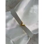 Louis Vuitton Women LV Belted Skater Dress White Short Dress Golden V Logo - Image 8
