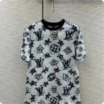 Louis Vuitton Men LV FLIGHT MODE 3D Mahina Monogram T-Shirt Cotton Navy White - Bild 2