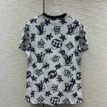 Louis Vuitton Men LV FLIGHT MODE 3D Mahina Monogram T-Shirt Cotton Navy White - Bild 3