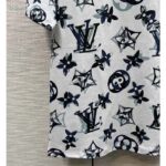 Louis Vuitton Men LV FLIGHT MODE 3D Mahina Monogram T-Shirt Cotton Navy White - Bild 8