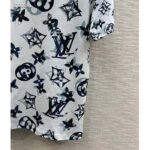 Louis Vuitton Men LV FLIGHT MODE 3D Mahina Monogram T-Shirt Cotton Navy White - Bild 9