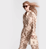 Louis Vuitton Women LV Floral Monogram Pajama Shirt Silk Pink Beige Regular Fit - Bild 11