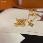 Louis Vuitton Women LV Iconic Pearls Necklace Pearl-Encrusted LV Initials Monogram Flower Charms – Image 3