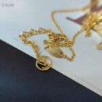 Louis Vuitton Women LV Iconic Pearls Necklace Pearl-Encrusted LV Initials Monogram Flower Charms – Image 4