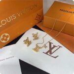 Louis Vuitton Women LV Iconic Pearls Necklace Pearl-Encrusted LV Initials Monogram Flower Charms – Image 5