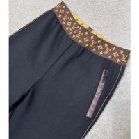 Louis Vuitton Women LV Leggings Monogram Elastic Belt Polyamide Elastane Black Fitted (2)