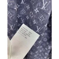 Louis Vuitton Women LV Monogram Cloud Shirt Silk Dark Grey Regular Fit (4)