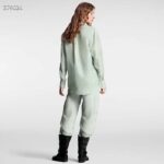 Louis Vuitton Women LV Monogram Cloud Shirt Silk Green Blue Regular Fit - Image 13