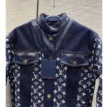 Louis Vuitton Men LV NIGHT Monogram Denim Jacket Cotton Navy – Bild 4
