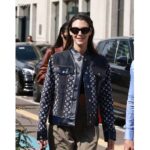 Louis Vuitton Women LV NIGHT Monogram Denim Jacket Cotton Navy - Imagen 11