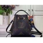 Louis Vuitton Women LV Néonoé BB Black Monogram Empreinte Grained Cowhide Leather Studs - Image 3