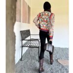 Louis Vuitton Women LV Reversible Mixed Floral Bomber Jacket Silk Multicolor Regular Fit - Imagen 14