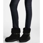Louis Vuitton Women LV SKI Aspen Platform Ankle Boot Black Suede Calf Leather Shearling - immagine 12