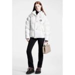 Louis Vuitton Women LV SKI Glossy Nylon Puffer Jacket Polyamide White - Image 13
