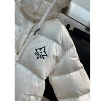 Louis Vuitton Women LV SKI Glossy Nylon Puffer Jacket Polyamide White (6)