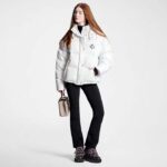 Louis Vuitton Women LV SKI Glossy Nylon Puffer Jacket Polyamide White - Image 15