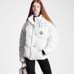 Louis Vuitton Women LV SKI Glossy Nylon Puffer Jacket Polyamide White - Image 14
