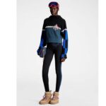 Louis Vuitton Women LV SKI Graphic Hooded Pullover Snowflake Motif Cashmere Black Blue - Image 14